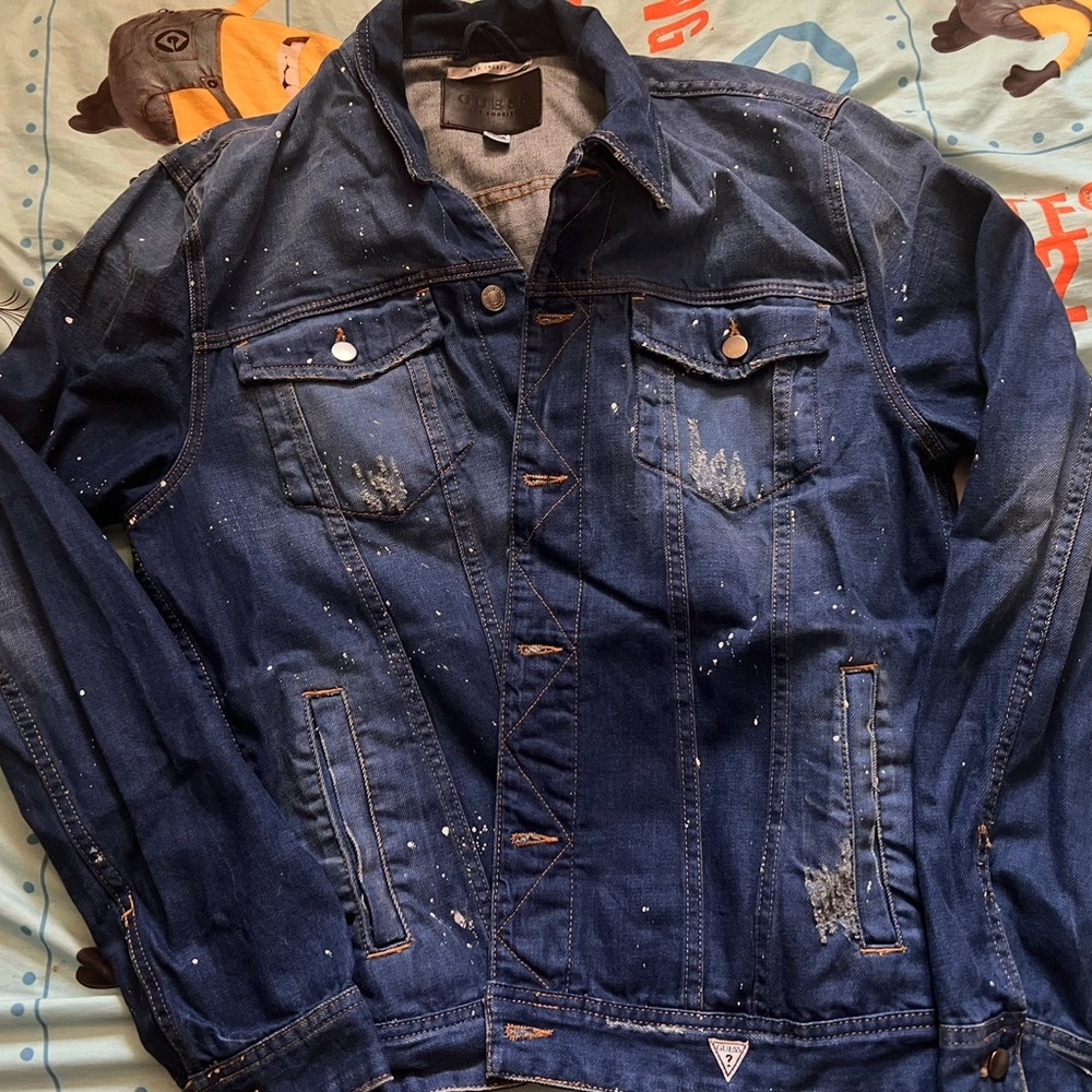 Guess Dark Blue Denim Jacket